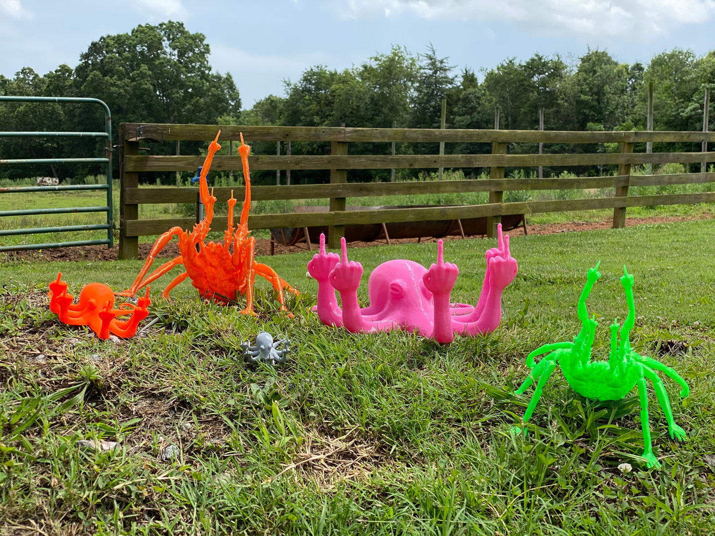 BIG Angry Magnetic Octopus Pen Holders